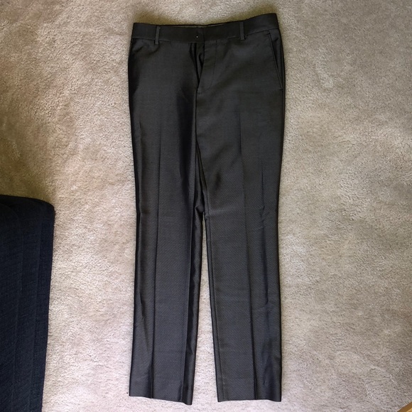 Slim Fit Dark Silver Suit - Picture 5 of 8